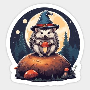 Whimsical Hedgehog Sticker